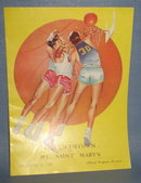 Elizabethtown vs. Mt. Saint Mary's December 12, 1950 basketball program
