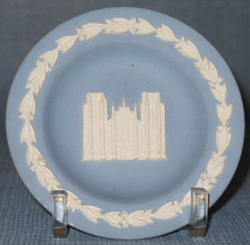 Wedgwood blue jasperware cup plate