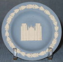 Wedgwood blue jasperware cup plate