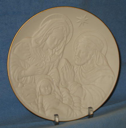 Lenox Nativity Vignettes : The Holy Family plate