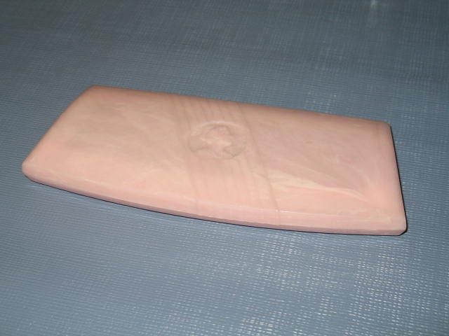 Deltah pink plastic jewelry case