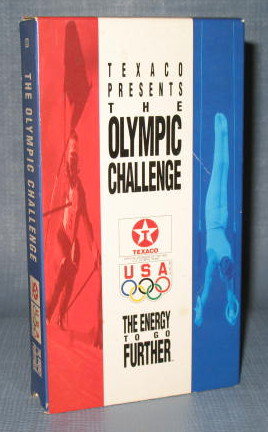 Texaco Presents The Olympic Challenge VCR tape