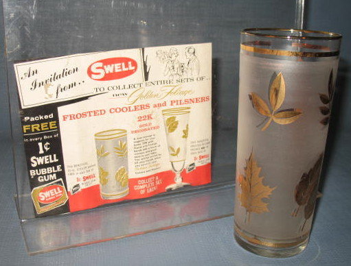 Swell Bubble Gum 16 ounce Golden Foliage Frosted Cooler