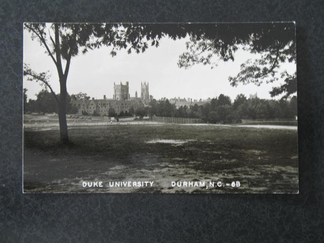 Duke University, Durham NC postcard