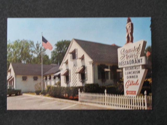 Samoset House, Plymouth MA postcard