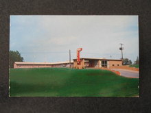 Brand New Wayside Motel, Rocky Mount VA postcard