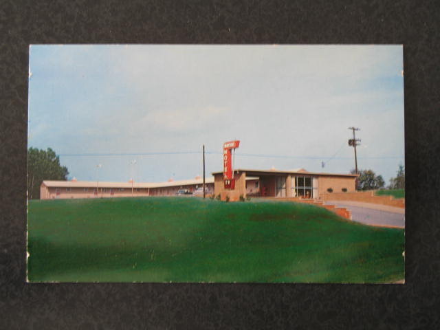 Brand New Wayside Motel, Rocky Mount VA postcard