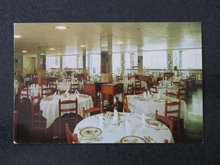 Flanders Hotel dining room, Atlantic City NJ postcard