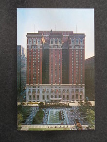 Penn-Sheraton Hotel, Pittsburgh, PA, postcard