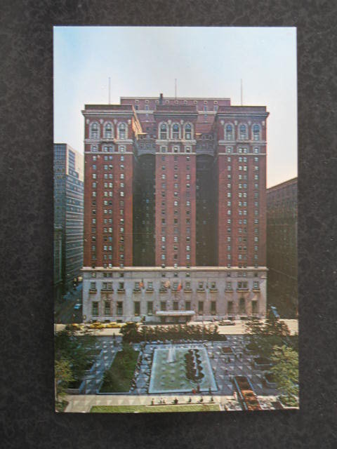 Penn-Sheraton Hotel, Pittsburgh, PA, postcard