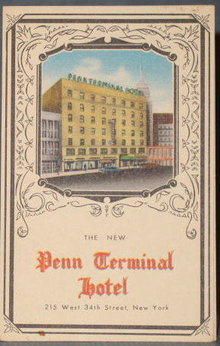 Hotel Penn Terminal, New York, NY postcard