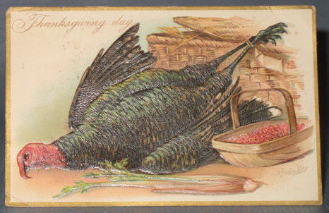 Thanksgiving Day postcard