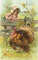 Thanksgiving Day postcard