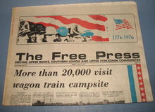 July 1 & 2 Quakertown (PA) Free Press (s) - Bicentennial Wagon Train issues