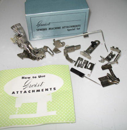 Greist Sewing Machine Attachments