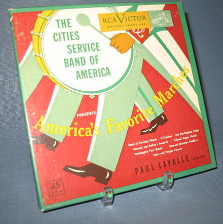 45 RPM Boxed Set : Paul Lavalle conducting The Cities Service Band of America presents