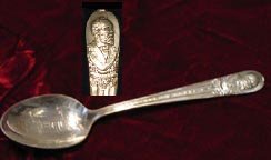 Wm. Rogers silver plate James A. Garfield presidential spoon