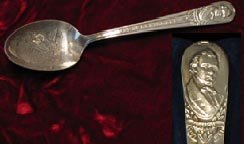 Wm. Rogers silver plate James Buchanan presidential spoon
