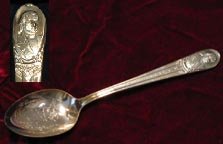 Wm. Rogers silver plate James K. Polk presidential spoon
