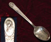 Wm. Rogers silver plate Thomas Jefferson presidential spoon