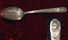 Wm. Rogers silver plate George Washington presidential spoon