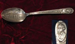 Wm. Rogers silver plate George Washington presidential spoon