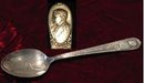 Wm. Rogers silver plate Theodore Roosevelt presidential spoon