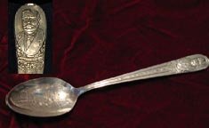 Wm. Rogers silver plate William Howard Taft presidential spoon