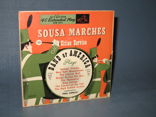 Sousa Marches played by Cities Service Band of America : 45 RPM - 2 record set