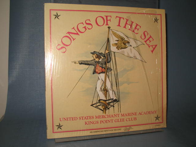 Songs of the Sea : United States Merchant Marine Academy Kings Point Glee Club LP record