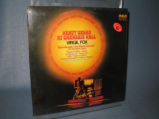 Heavy Organ at Carnegie Hall : Virgil Fox LP record