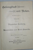 Gesangbuch mit Noten
