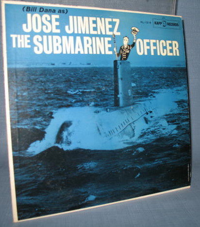 Jose Jimenez : The Submarine Officer 33 1/3 RPM LP record