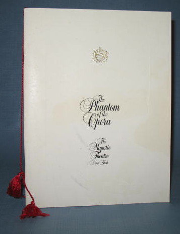 The Phantom of the Opera souvenir brochure, Majestic Theatre, New Yorj