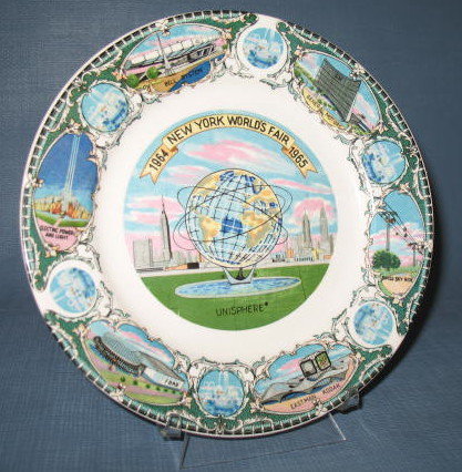 1964-1965 New York World's Fair souvenir plate