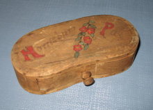 Norristown PA wooden trinket box