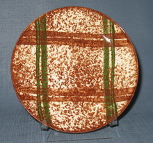 Blue Ridge (Southern) Pottery Rustic Plaid bread plate