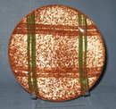 Blue Ridge (Southern) Pottery Rustic Plaid bread plate