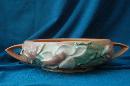 Wonderful Magnolia Roseville Console Bowl circa 1943