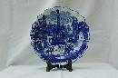Flo Blue Scalloped Victoria Ware Plate