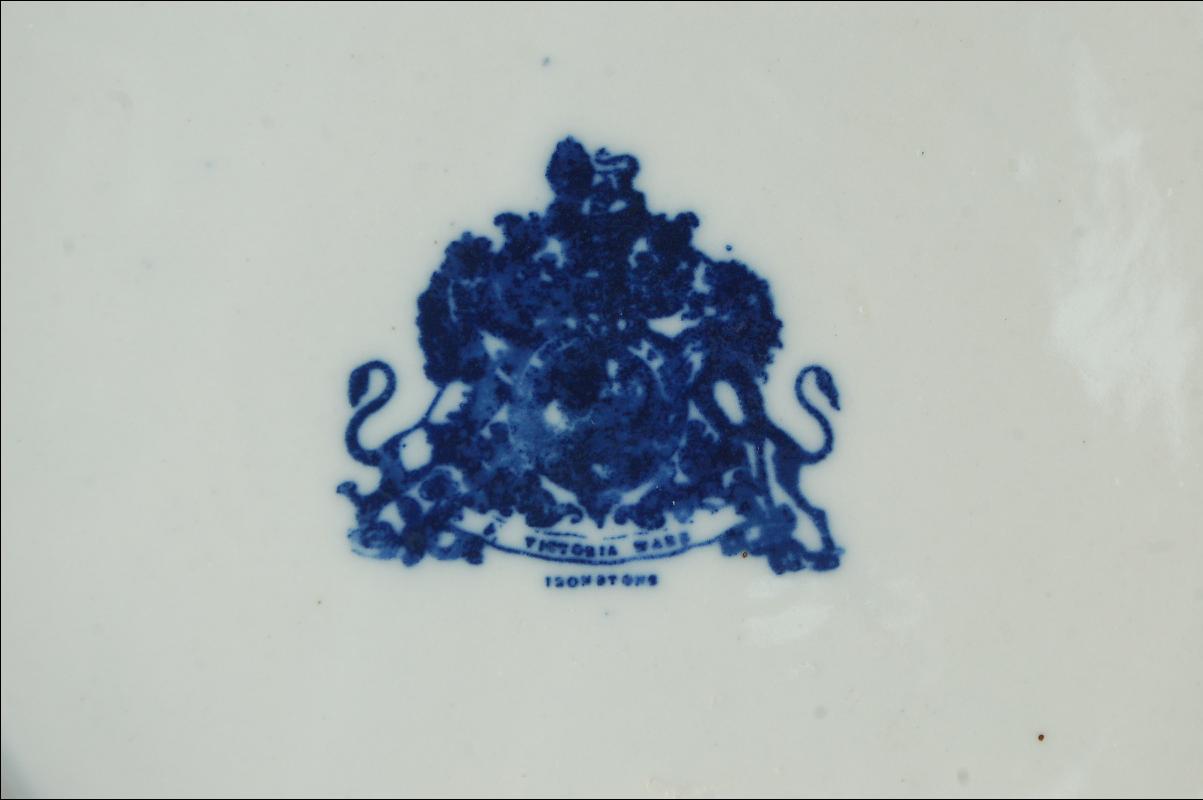 Flo Blue Scalloped Victoria Ware Plate
