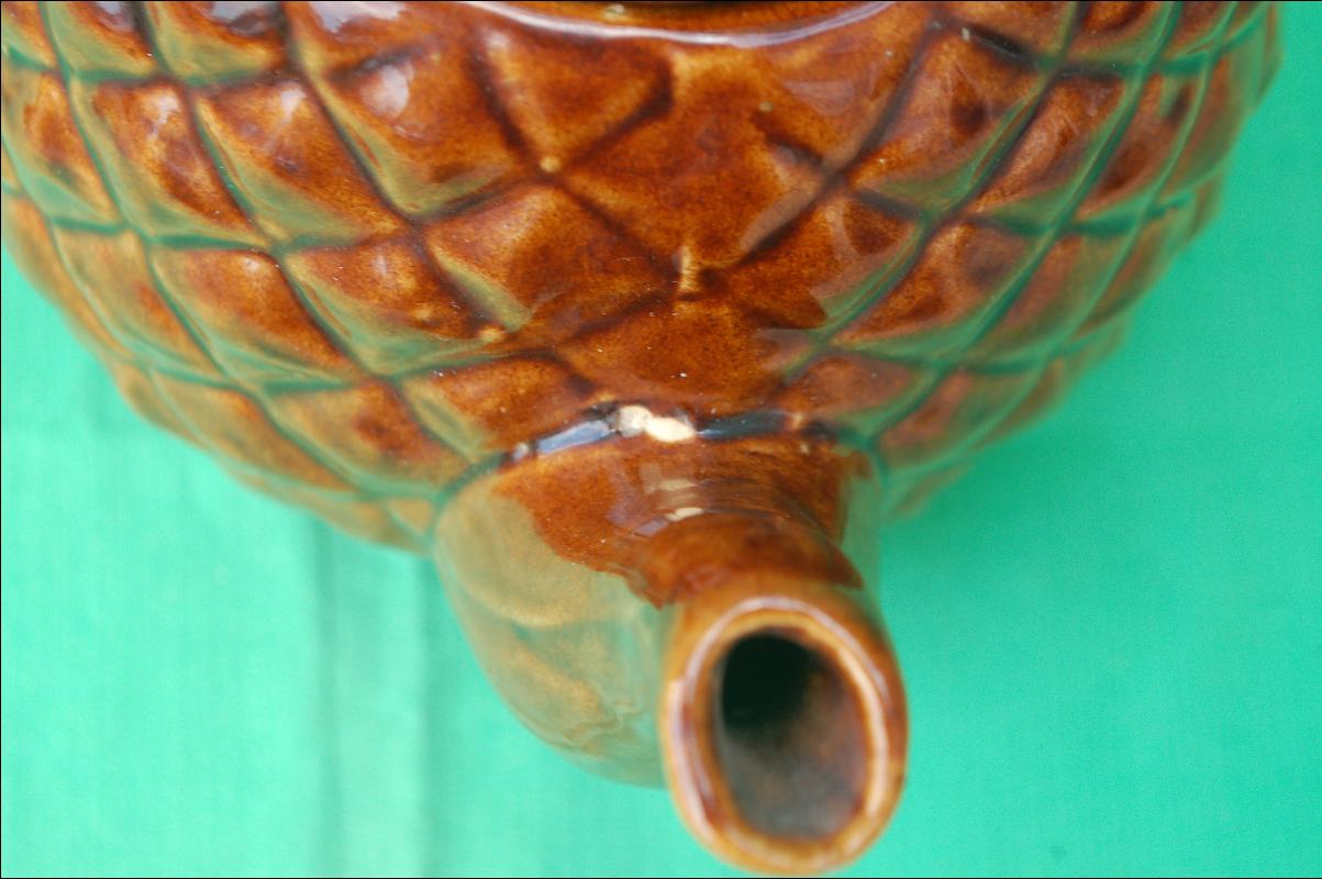 Majolica Pineapple Tea Pot