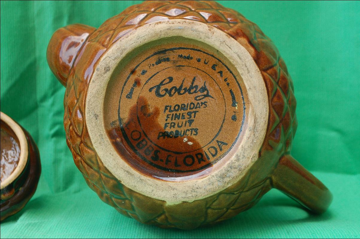 Majolica Pineapple Tea Pot