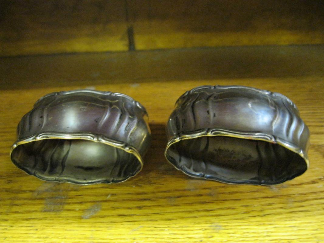 Victorian Sterling Silver Napkin Rings