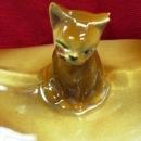 McCoy Cow and Cat Cookie Jar Test Piece