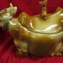 McCoy Cow and Cat Cookie Jar Test Piece