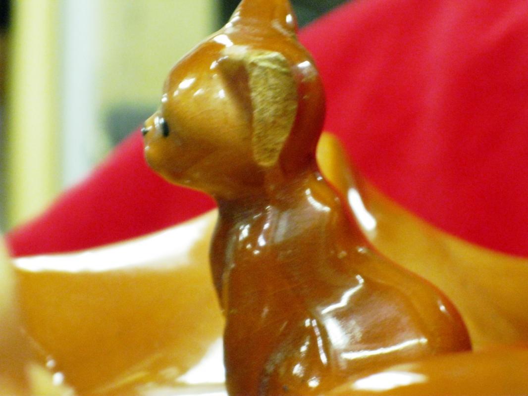 McCoy Cow and Cat Cookie Jar Test Piece