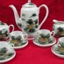 Beautifully Hand Painted Lithopane China 15 Piece Tea set