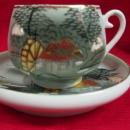 Beautifully Hand Painted Lithopane China 15 Piece Tea set
