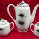 Beautifully Hand Painted Lithopane China 15 Piece Tea set